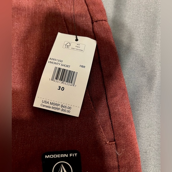 Men’s Volcom Chino Shorts Size 30 - Picture 5 of 5